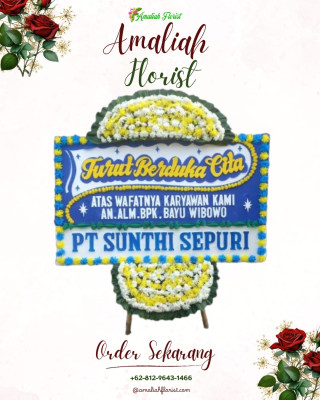 Papan Bunga Duka di Argodadi