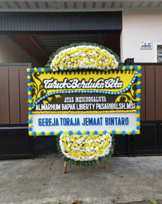 Papan Bunga Duka di Argodadi