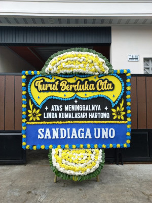 Papan Bunga Duka di Argodadi